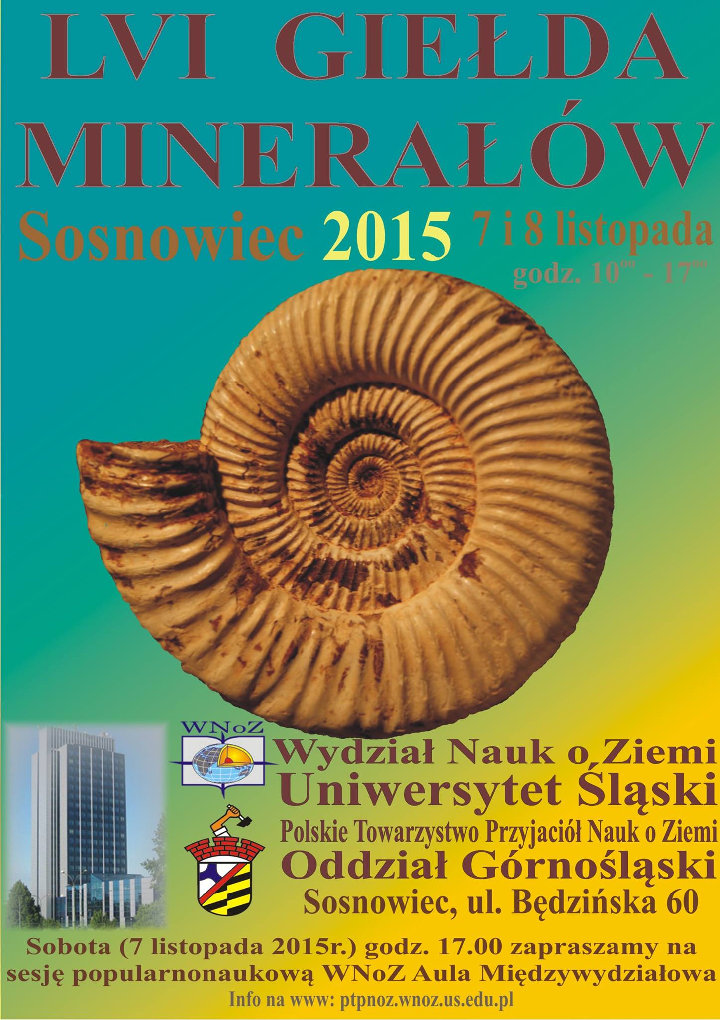 LVI Giełda Minerałów na WNoZ w Sosnowcu