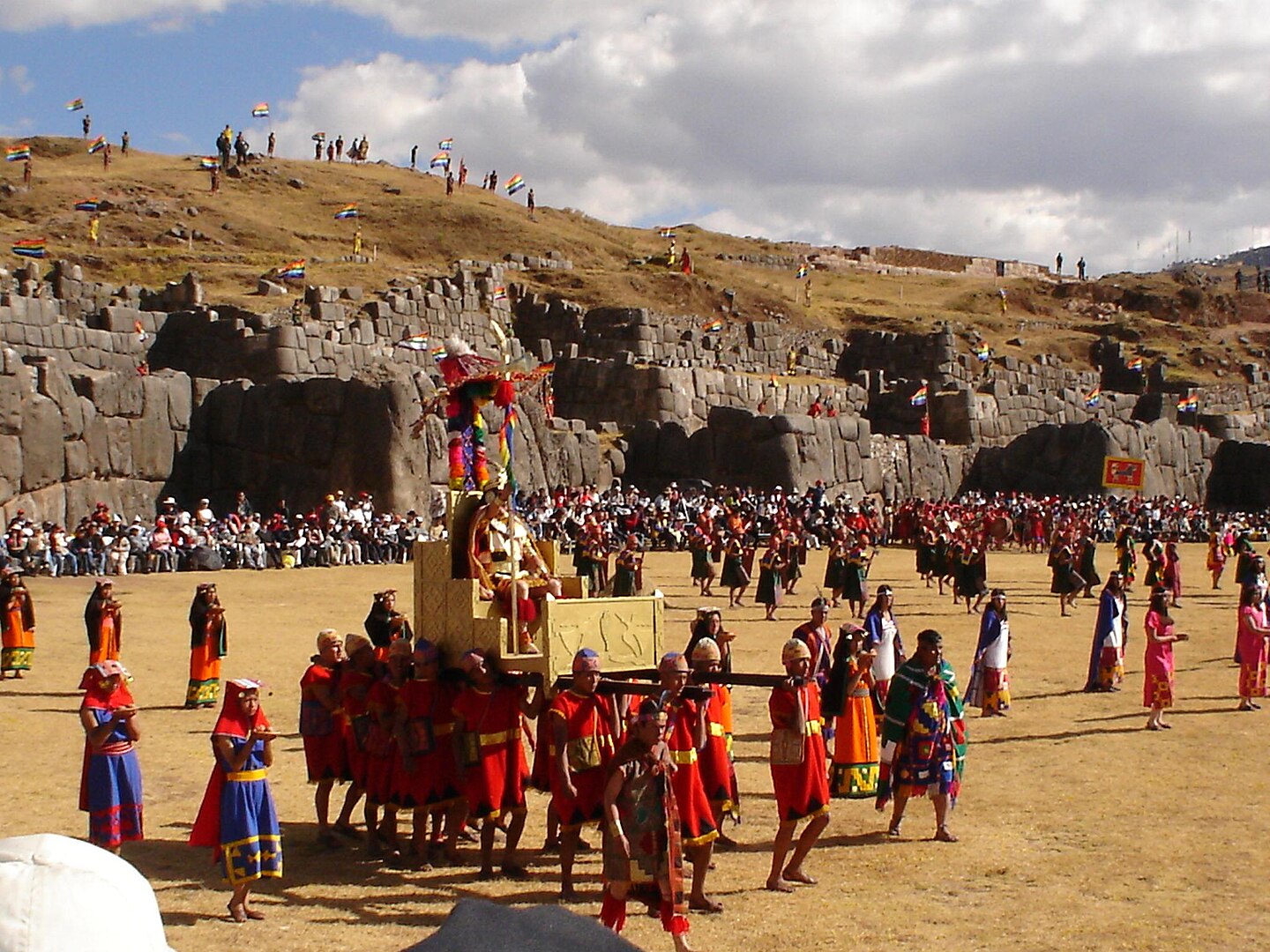 Inscenizacja święta Inti Raymi w Cusco (Peru)