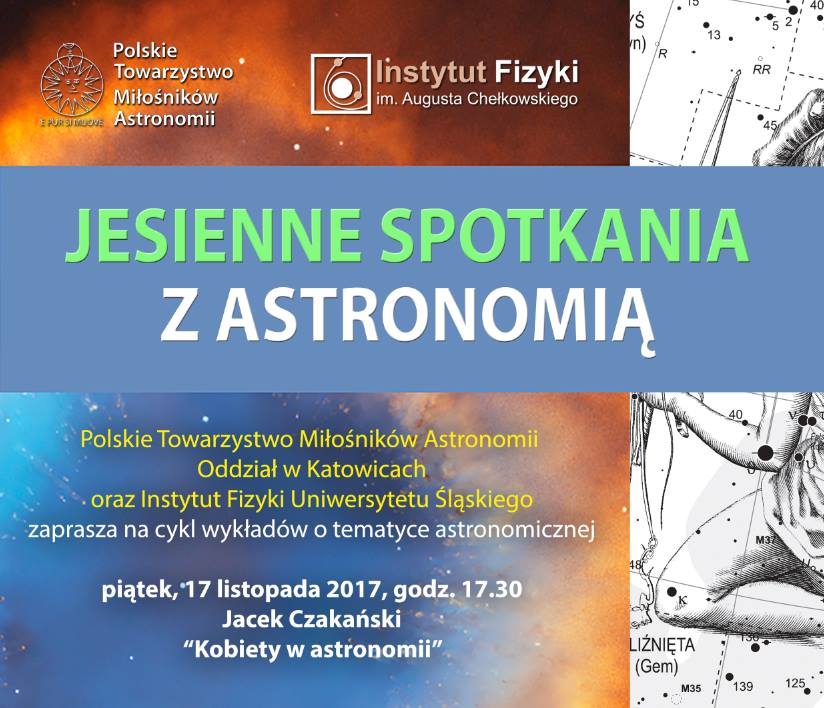 Cykl wykładów „Jesienne spotkania z astronomią”