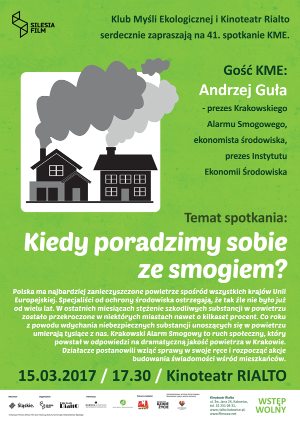 Spotkanie Klubu Myśli Ekologicznej dotyczące smogu