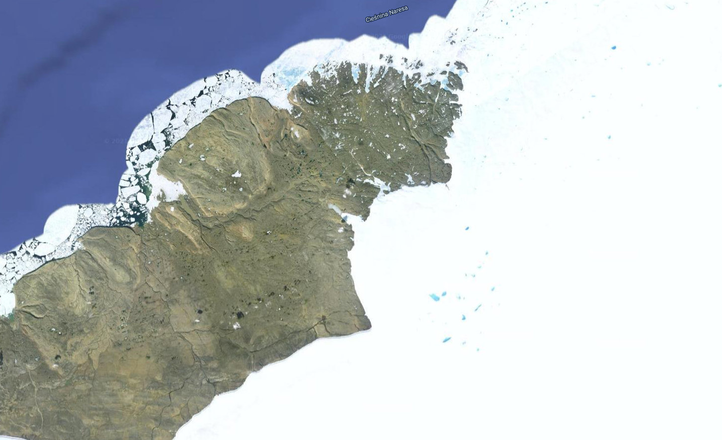 Krater na Grenlandii może wyjaśnić nawrót epoki lodowcowej