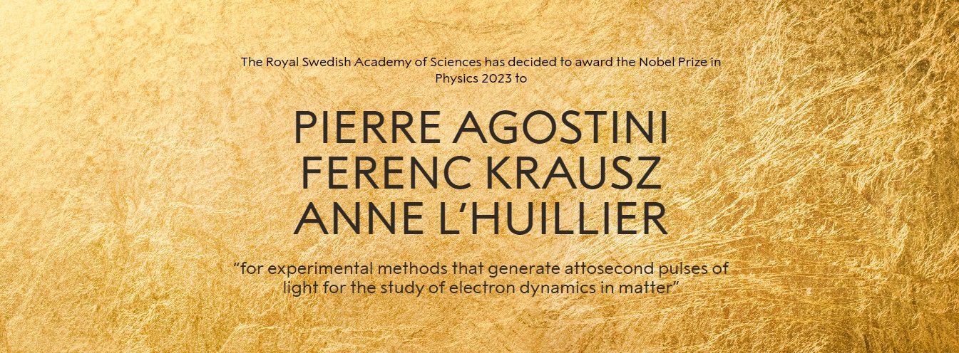 Nagroda Nobla z Fizyki za 2023 rok