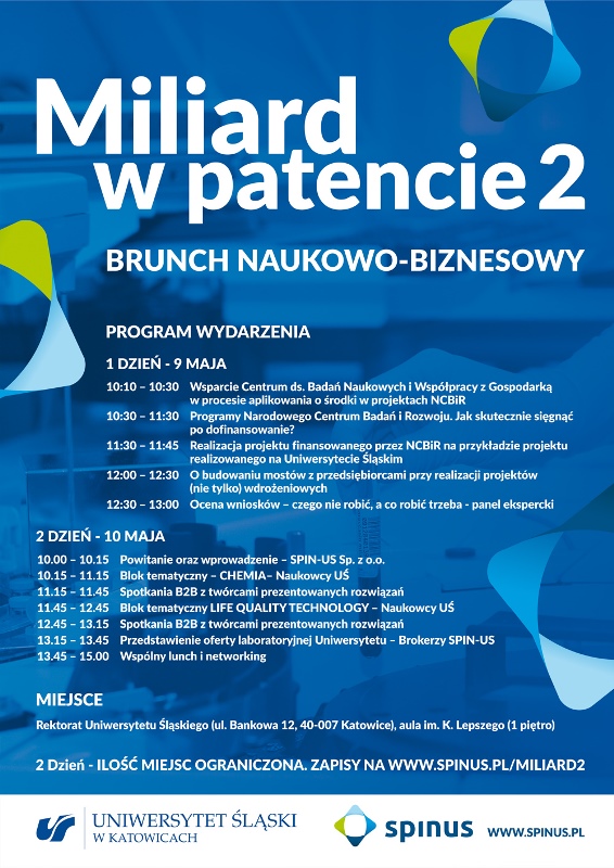 Spotkanie z cyklu „Miliard w patencie”