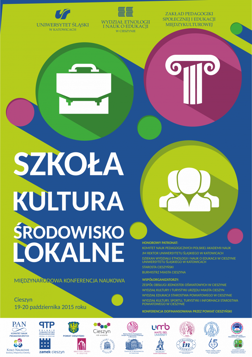 IV Międzynarodowa Konferencja Naukowa pt. „Szkoła – kultura – środowisko lokalne”