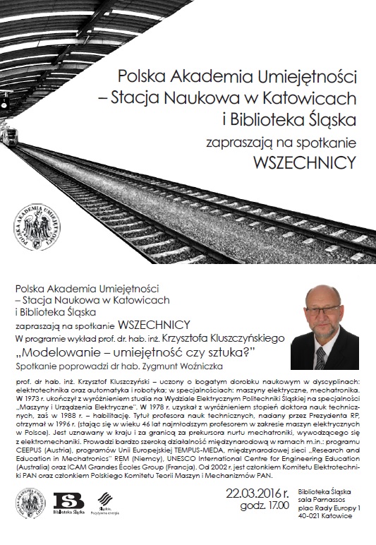 Wykład pt. „Modelowanie – umiejętność czy sztuka?”